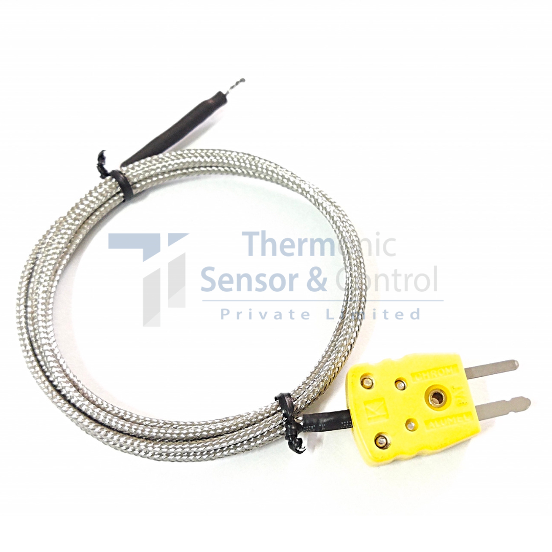 Exposed Junction thermocouple wire with connector Our Exposed Junction Thermocouple Wire with Connector is designed to provide accurate temperature measurements in industrial settings. The wire is easy to install and features a durable connector for reliable performance.