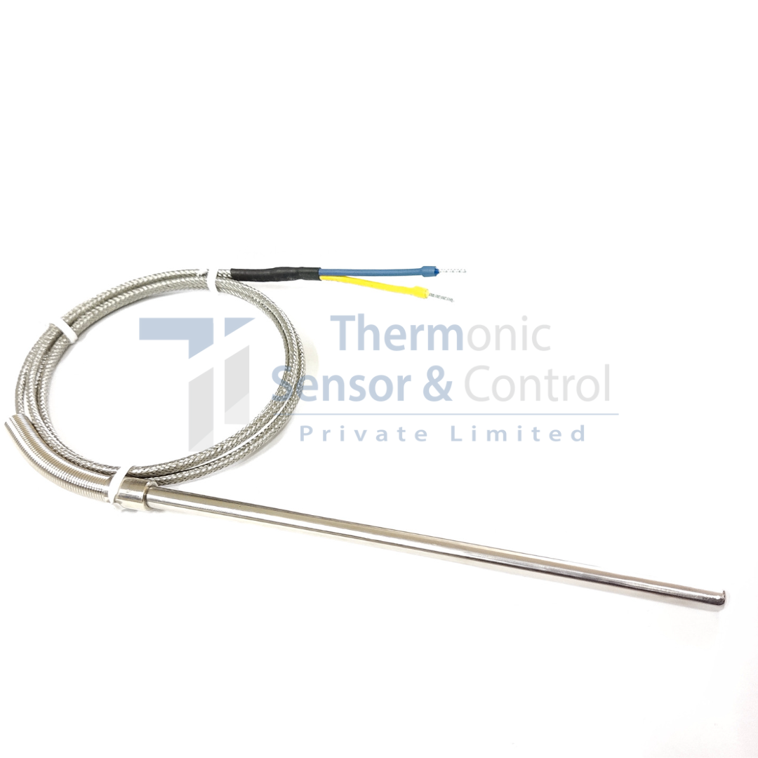 Pencil type transition joint thermocouple
