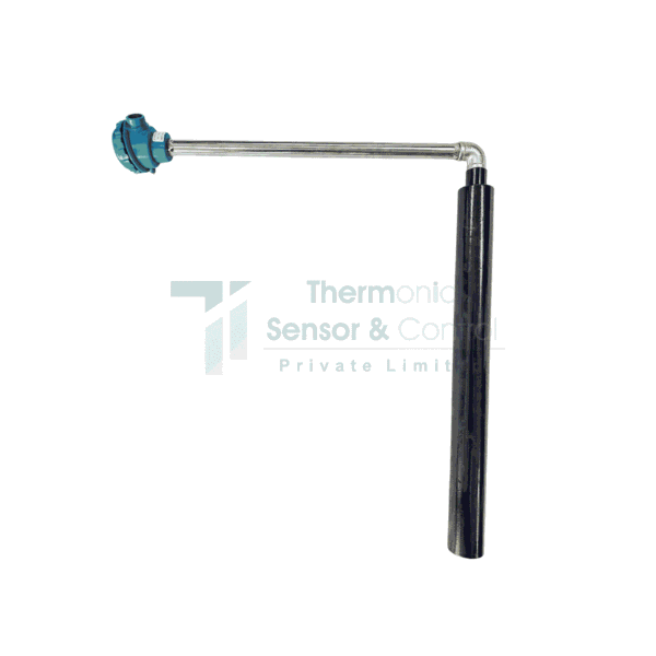 123 Molten aluminum L shaped thermocouple