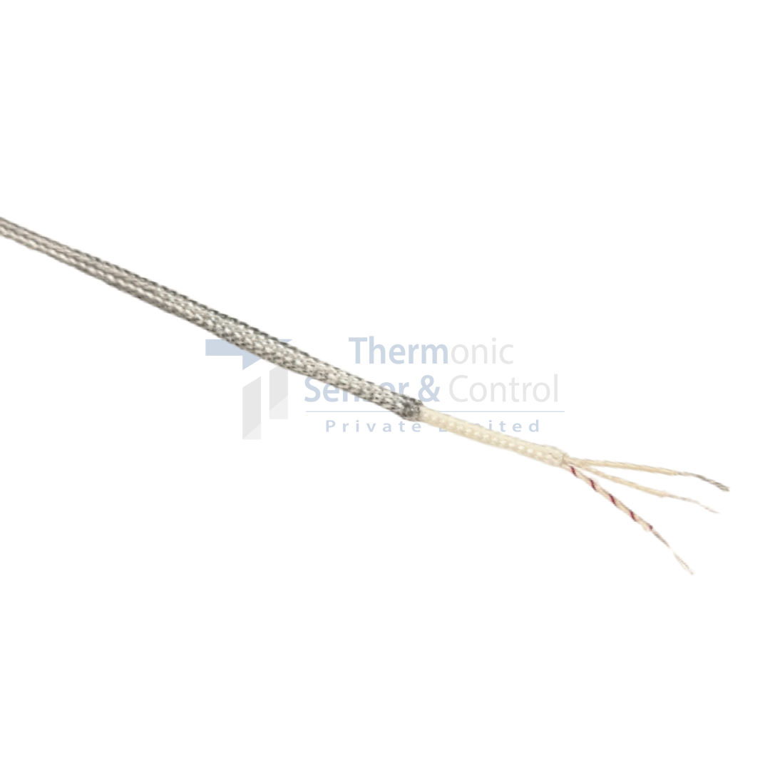 Durable Fiberglass/SS Braided RTD Cable for Reliable Temperature Sensing - Shop Now