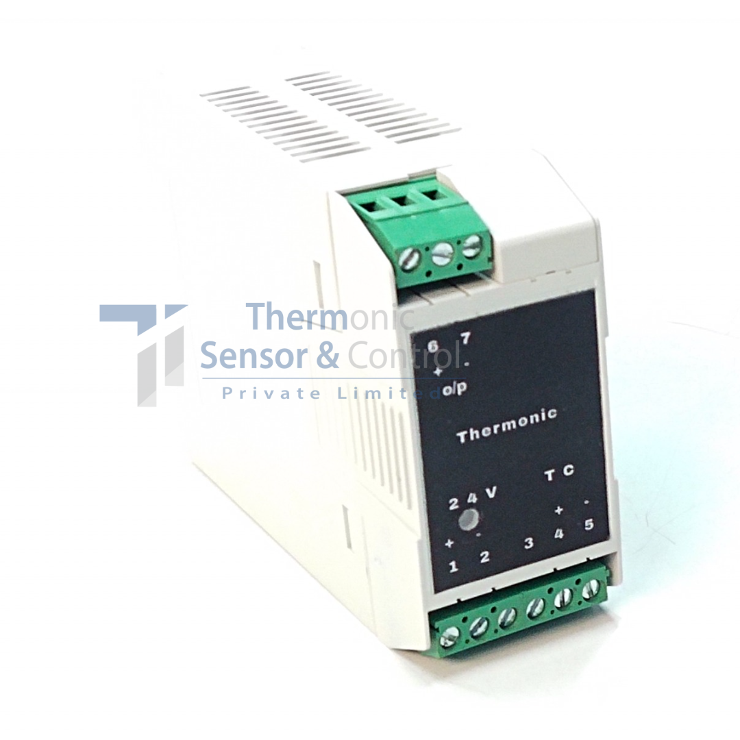 "High-Precision DIN Rail-Mounted Temperature Transmitter for Industrial Monitoring"
