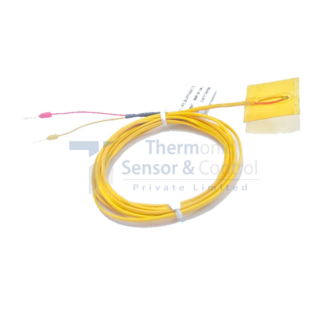 Stick on thermocouple for surface