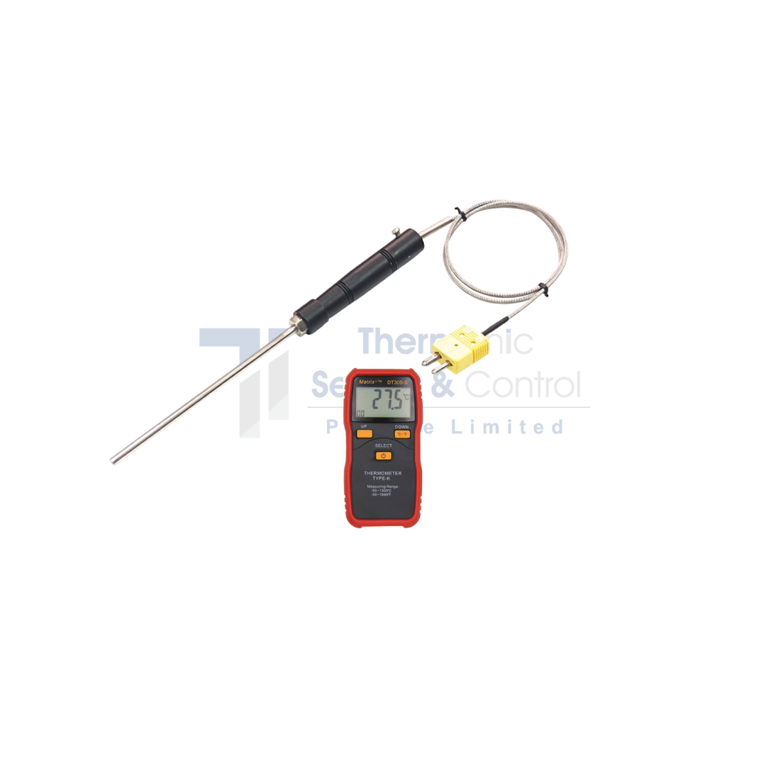 Handheld digital portable indicator with thermocouple