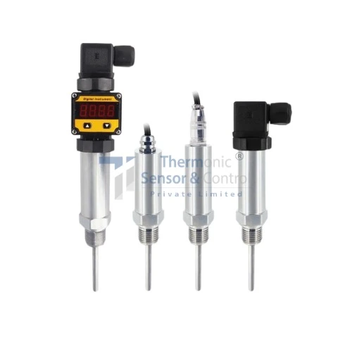 Rtd sensor with integrated temperature transmitter