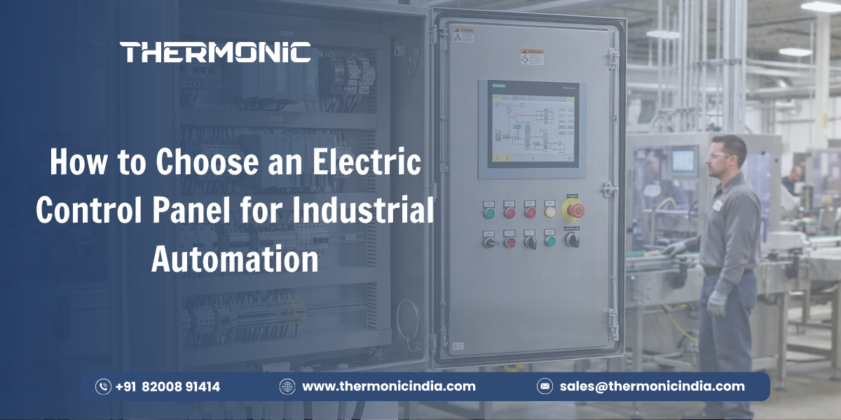 How to Choose an Electric Control Panel for Industrial Automation