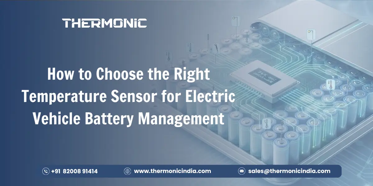 How to Choose the Right Temperature Sensor for Electric Vehicle Battery Management
